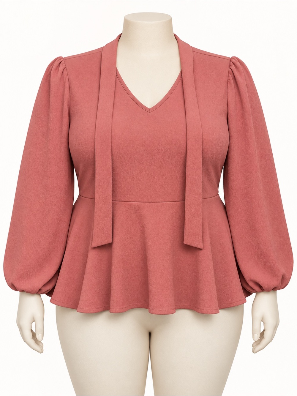 Ashley Stewart Rose Pink V-Neck Jacket